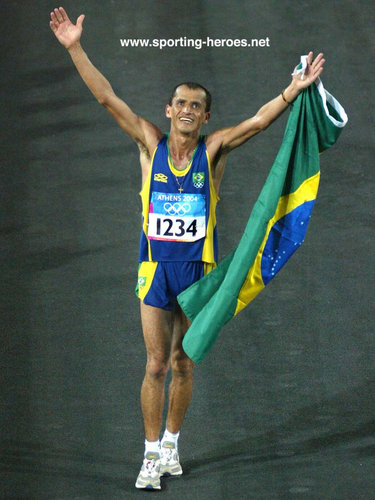 Vanderlei Lima - Brazil - 2004 Olympic Marathon bronze medalist.
