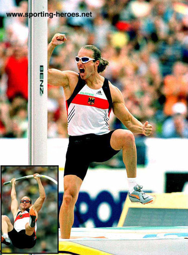 Tim Lobinger - Germany - P.V. Bronze medal at 2002 European Championships