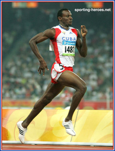 Yeimer Lopez - Cuba - 6th in the 800m at the 2008 Olympics Games.