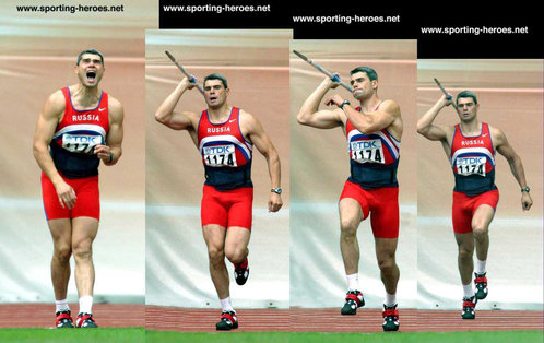 Sergey Makarov - Russia - 2003 World Championships Javelin Gold Medal winner.  Bronze medal in 2005.