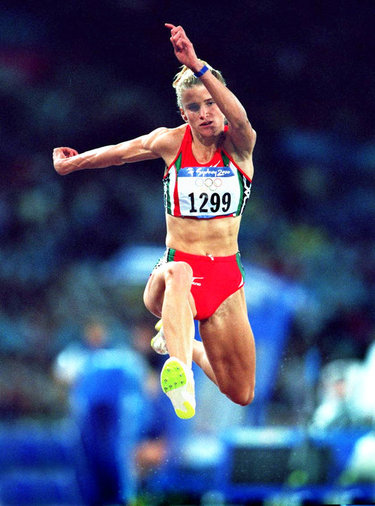 Tereza Marinova - Bulgaria - 2000 Olympic Games triple jump champion.