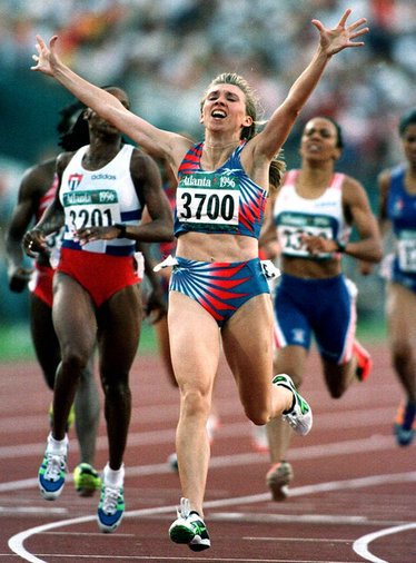 Svetlana Masterkova - Russia - 1500m Olympic Games & World Championship Gold medalist.