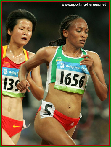 Meselech Melkamu - Ethiopia - 2008 Olympic Games 5000m finalist.
