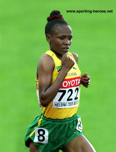 Zakia Mrisho Mohamed - Tanzania - Sixth in the 5000m at the 2005 World Championships.