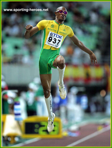 Godfrey Khotso Mokoena - South Africa - 2006 Commonwealth Games Triple Jump silver medal.
