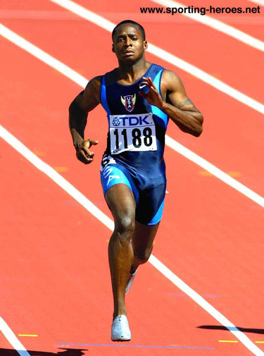 Tim Montgomery - U.S.A. - World Atheltics Championships 100m medalist.