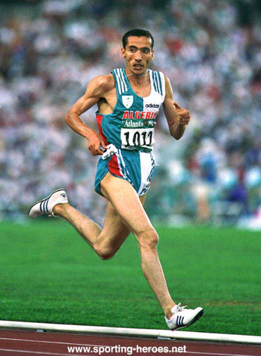 Noureddine Morceli - Algeria - 1996 Olympic 1500m champion.