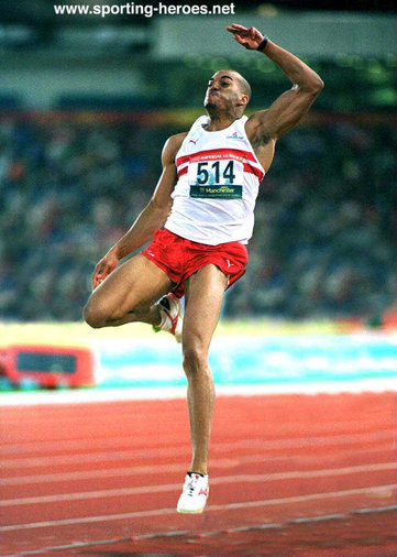 Nathan Morgan - Great Britain & N.I. - Long Jump Gold at 2002 Commonwealth Games.