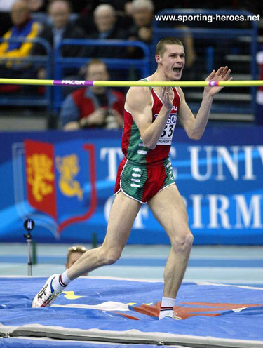 Gennadiy Moroz - Belarus - 2003 World Indoors High Jump bronze.