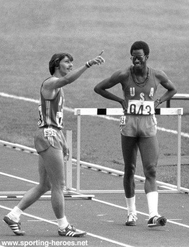 Edwin Moses - U.S.A. - Olympic 400mh gold at Montreal 1976