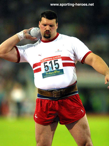 Carl Myerscough - Great Britain & N.I. - Shot Put bronze at 2002 Commonwealths Games.
