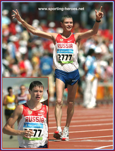 Denis Nizhegorodov - Russia - 2008 Olympics 50km Walk bronze medal.