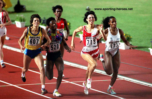 Liliya Nurutdinova - U.S.S.R. - 1991 World 800 metres Champion. 1992 Olympic silver.