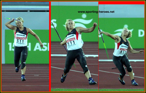 Christina Obergfoll - Germany - 2005 World Champs Javelin silver medal.