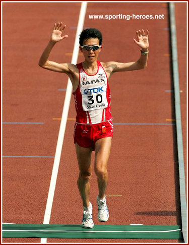 Satoshi Osaki - Japan - 6th in the Marathon at the 2007 World Championships