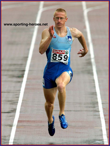 Matic Osovnikar - Slovenia - 2006 European Championships 100m bronze medal.