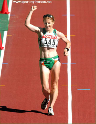Gillian O'Sullivan - Ireland - 2003 World Championships 20km Walk silver.