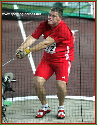 Krisztian Pars - Hungary - 5th in the Hammer at the 2007 World Championships (result)