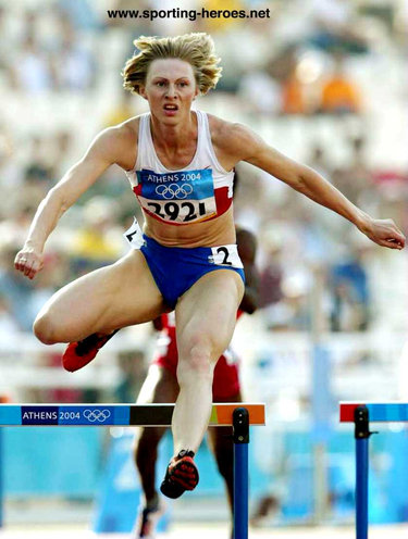Yuliya Pechonkina - Russia - 2004 Olympic Games 400m Hurdles finalist.