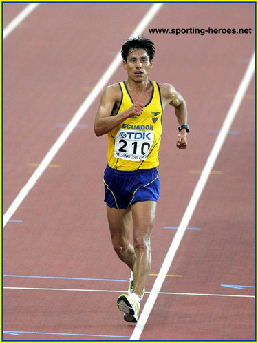 Jefferson Perez - Ecuador - Olympic Games & World 20k race walk Champion.