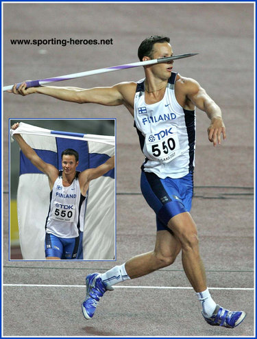 Tero Pitkamaki - Finland - 2007 World Championships Javelin Champion.