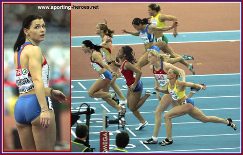 Yevgeniya Polyakova - Russia - 2009 European Indoor 60m Champion.