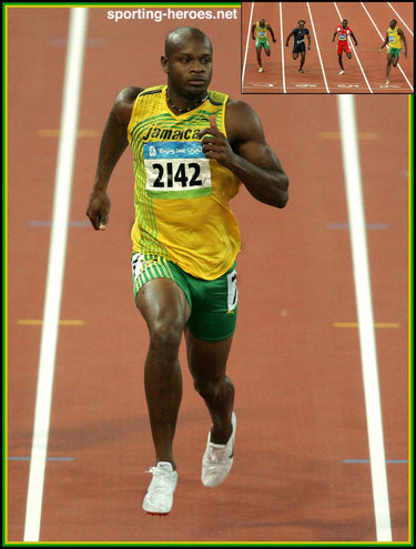Asafa Powell - Jamaica - 2008 Olympics 4x100m Gold Medal.