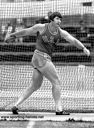 John Powell - U.S.A. - World Discus silver in 1987, Olympic bronzes in 1976 & 1984.