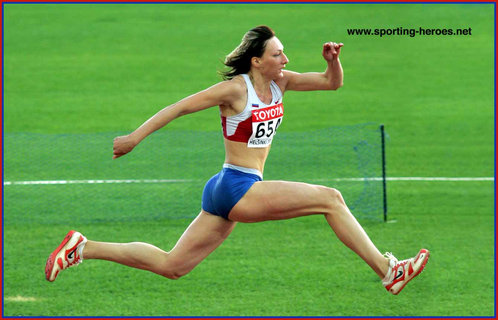 Anna Pyatykh - Russia - 2005 World Championship bronze medal.