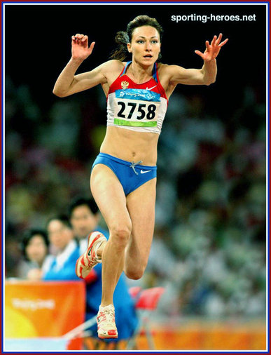 Anna Pyatykh - Russia - 2008 Olympics Triple Jump finalist.