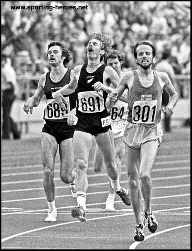 Dick Quax - New Zealand - 5000m silver medal at 1976 Olympic Games