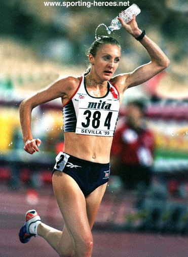 Paula Radcliffe - Great Britain & N.I. - 10,000m silver medal at 1999 World Championships.