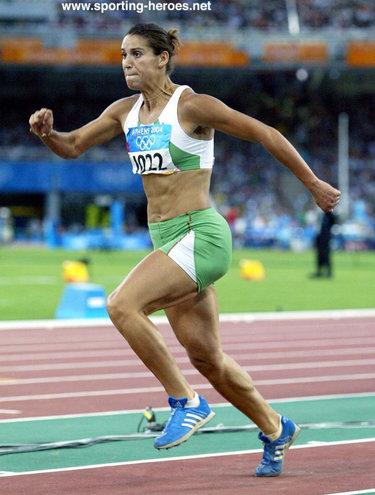 Baya Rahouli - Algeria - 2004 Olympics Triple Jump finalist.