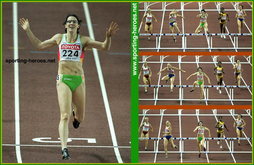 Jana PITTMAN-RAWLINSON - Australia - 2007 World Championships 400m Hurdles Gold medal.