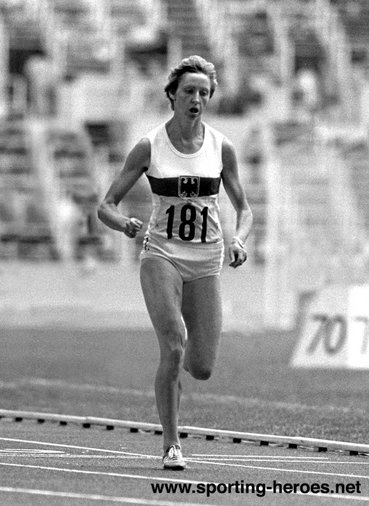 Annegret Richter - Germany - 1976 Olympic sprints gold and silver medals.