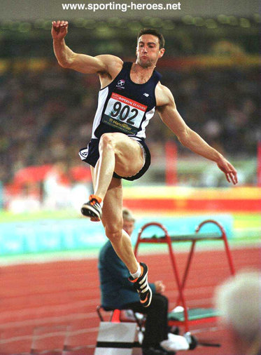 Darren Ritchie - Scotland - 4thy. in Long Jump at 2002 Commonwealth Games.