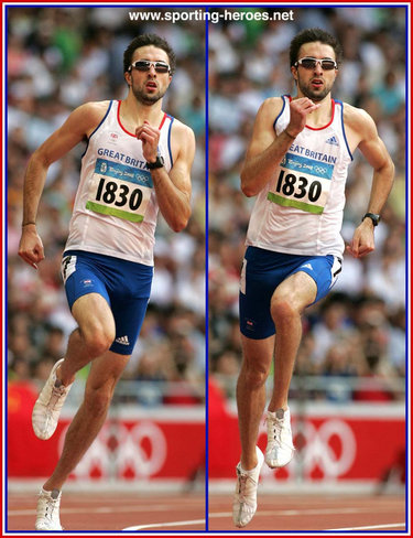 Martyn Rooney - Great Britain & N.I. - 6th in the 400m at the 2008 Olympic Games.
