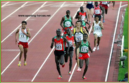 Ali Saidi-Sief - Algeria - Fifth in the 5000m at the 2005 World Championships.