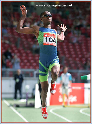 Irving Saladino - Panama - Long Jump victories at 2006 GP Final & World Cup.