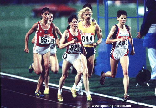 Tatyana Samolenko - U.S.S.R. - 3000m silver at 1986 European Championships.