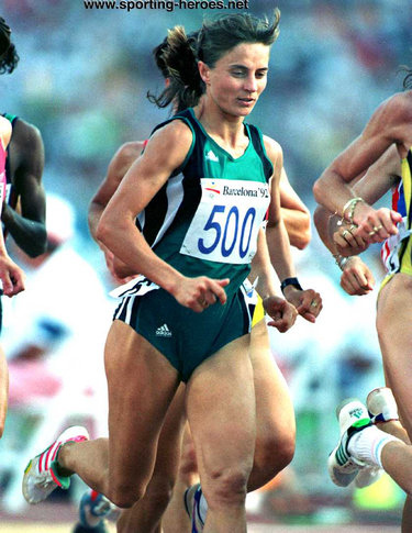 Tatyana Samolenko - U.S.S.R. - 3000m silver at Barcelona Olympics