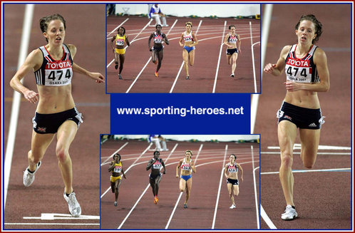 Nicola Sanders - Great Britain & N.I. - 2007 World Championships 400m silver medal