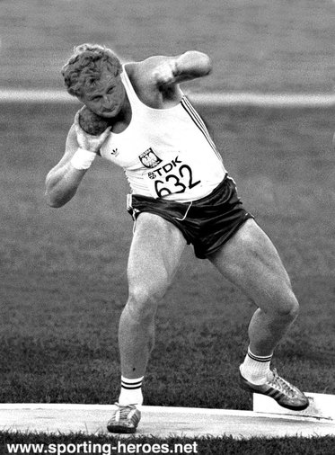 Edward Sarul - Poland - Shot Put Gold at 1983 World Athletics Championship.
