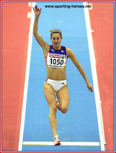 Denisa ROSOLOVA - 2007 European Indoors Long Jump bronze (result)