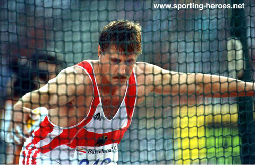 Jurgen Schult - Germany - 1990 European Gold & 1992 Olympic silver medals.