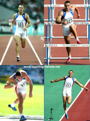 Roman Sebrle - Czech Republic - 2003 Worlds Decathlon silver medal.