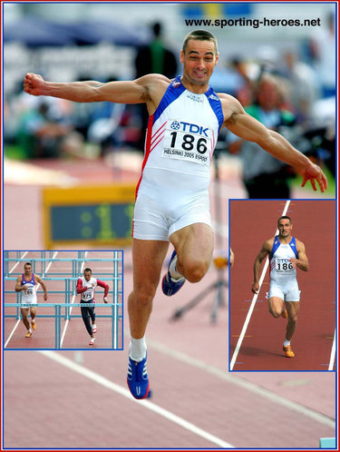 Roman Sebrle - Czech Republic - 2005 World Champs Decathlon silver medal.