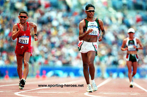 Bernardo Segura - Mexico - 20km track World Record and 1996 Olympic bronze