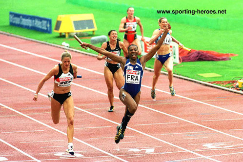 Odiah Sidibe - France - 4x100m Gold medal at 2002 European Championships.