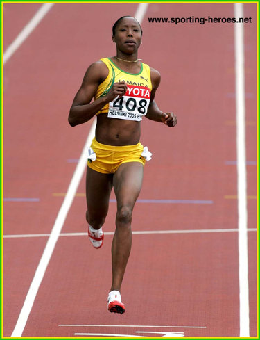 Sherone Simpson - Jamaica - 2005 World Champs 4x100m silver (result)